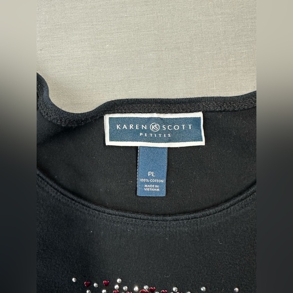 Karen Scott black top size PL - Picture 6 of 6